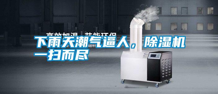 下雨天潮氣逼人,除濕機一掃而盡