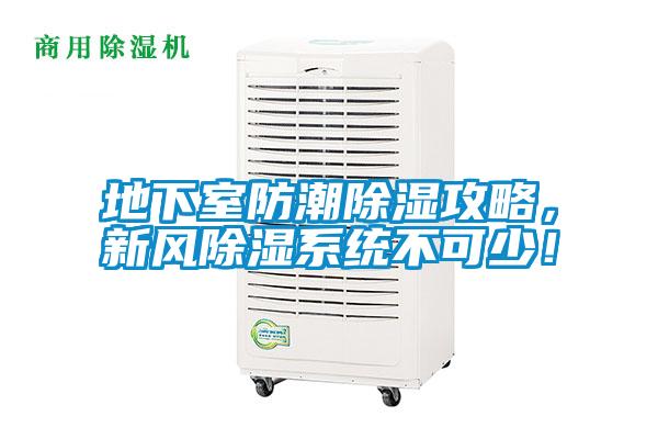 地下室防潮除濕攻略,新風除濕系統不可少!
