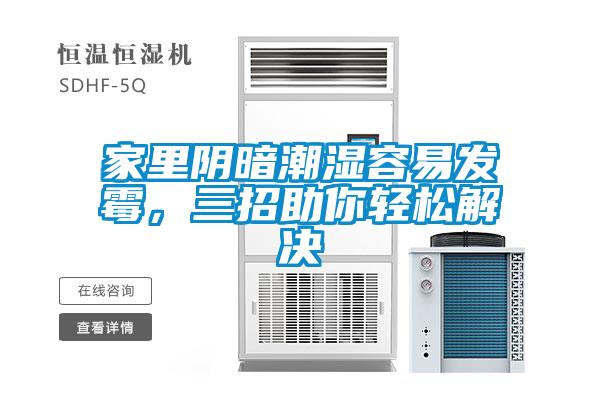 家里陰暗潮濕容易發霉,三招助你輕松解決