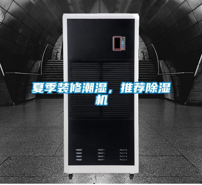 夏季裝修潮濕,推薦除濕機