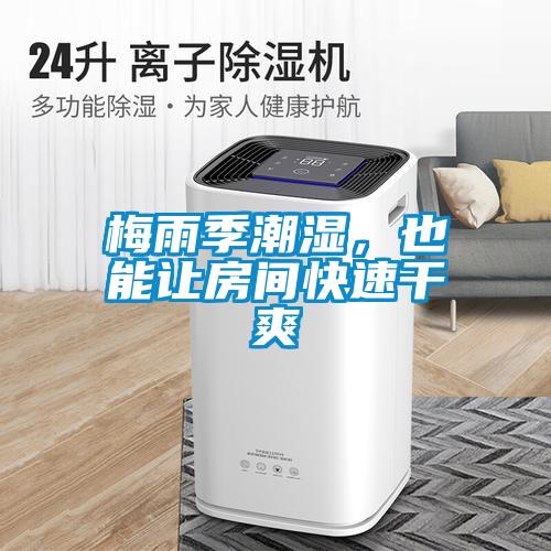 梅雨季潮濕，也能讓房間快速干爽