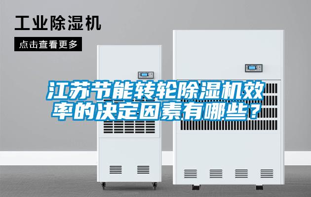 江蘇節(jié)能轉(zhuǎn)輪除濕機(jī)效率的決定因素有哪些?