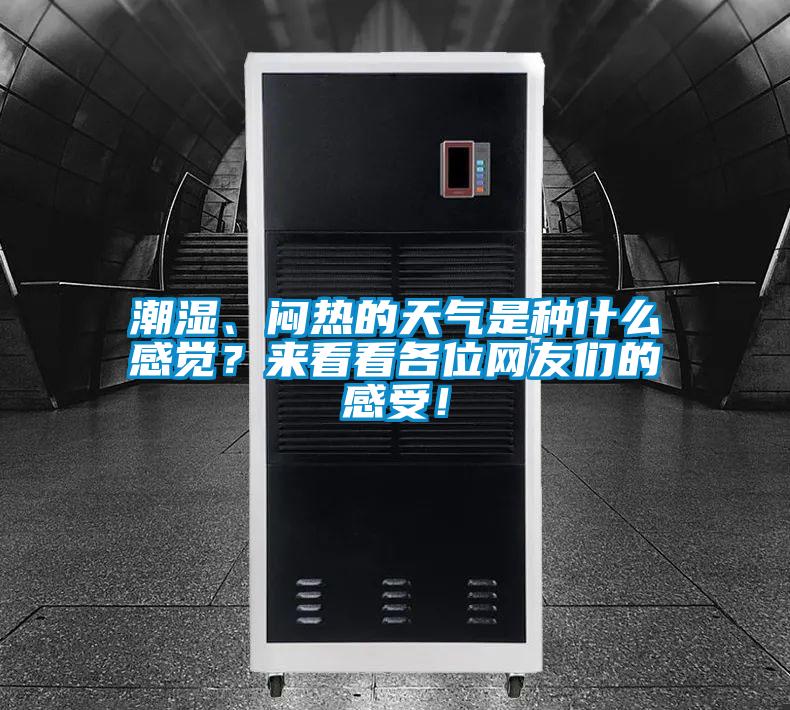 潮濕、悶熱的天氣是種什么感覺？來看看各位網友們的感受！