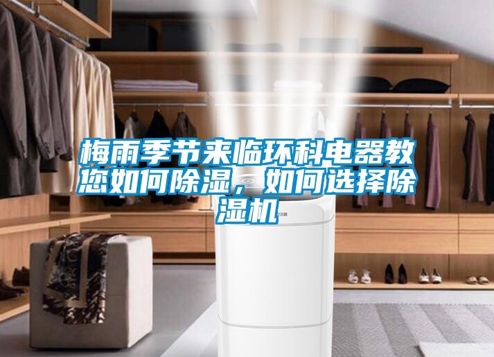 梅雨季節來臨環科電器教您如何除濕,如何選擇除濕機