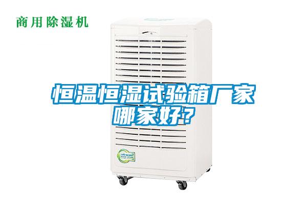 恒溫恒濕試驗(yàn)箱廠家哪家好？