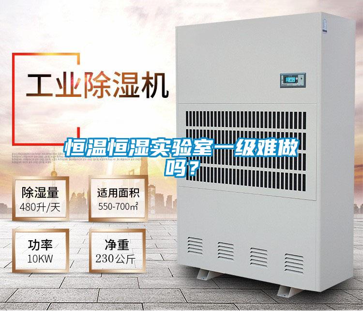 恒溫恒濕實驗室一級難做嗎？