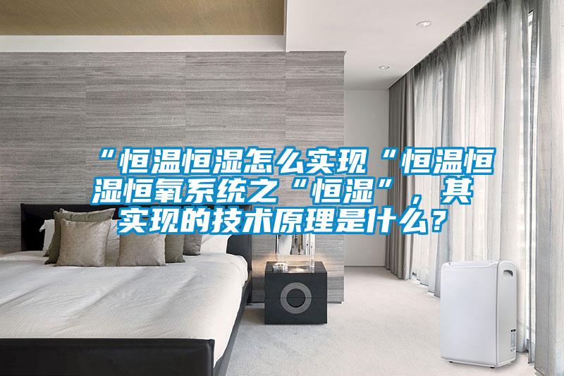 “恒溫恒濕怎么實現“恒溫恒濕恒氧系統之“恒濕”，其實現的技術原理是什么？