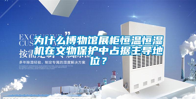 為什么博物館展柜恒溫恒濕機在文物保護中占據主導地位?
