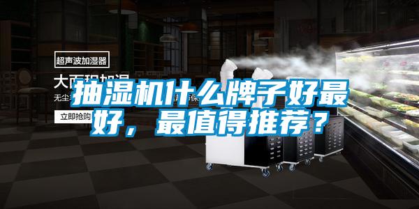 抽濕機(jī)什么牌子好最好,最值得推薦?