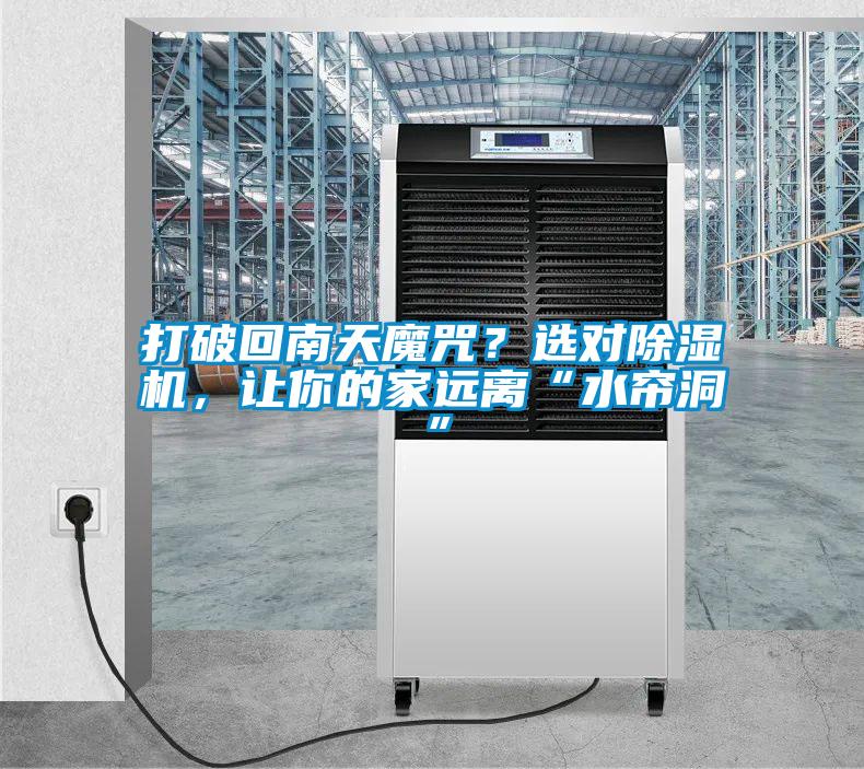 打破回南天魔咒？選對除濕機，讓你的家遠離“水簾洞”