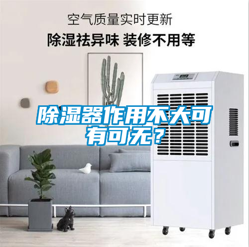 除濕器作用不大可有可無?