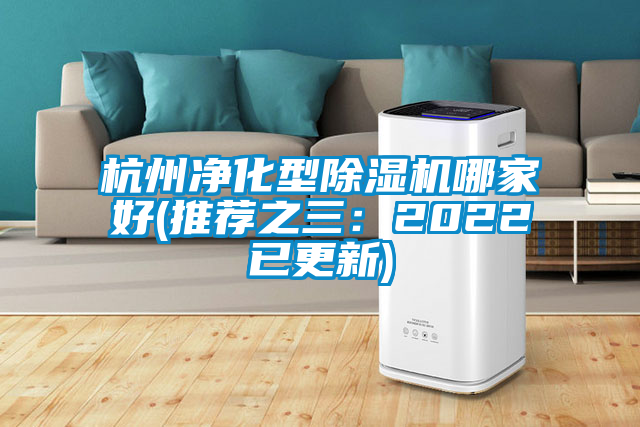 杭州凈化型除濕機哪家好(推薦之三:2022已更新)