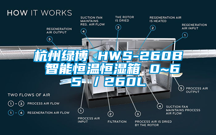 杭州綠博 HWS-260B 智能恒溫恒濕箱 0~65℃/260L