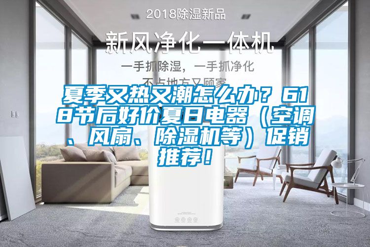 夏季又熱又潮怎么辦?618節后好價夏日電器(空調、風扇、除濕機等)促銷推薦!