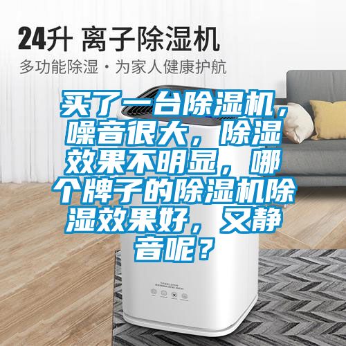 買了一臺除濕機,噪音很大,除濕效果不明顯,哪個牌子的除濕機除濕效果好,又靜音呢?