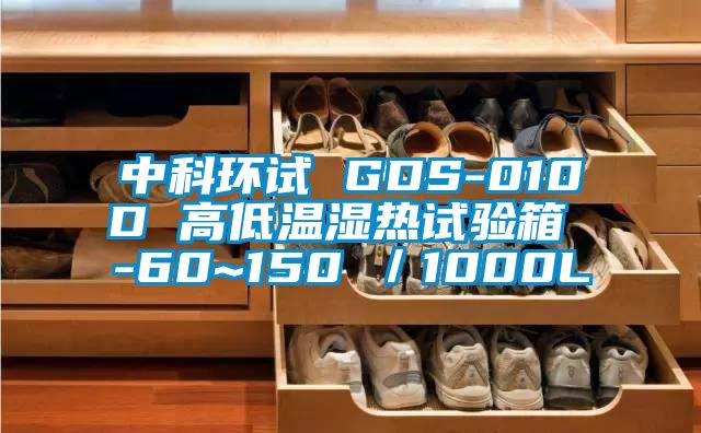 中科環(huán)試 GDS-010D 高低溫濕熱試驗箱 -60~150℃/1000L